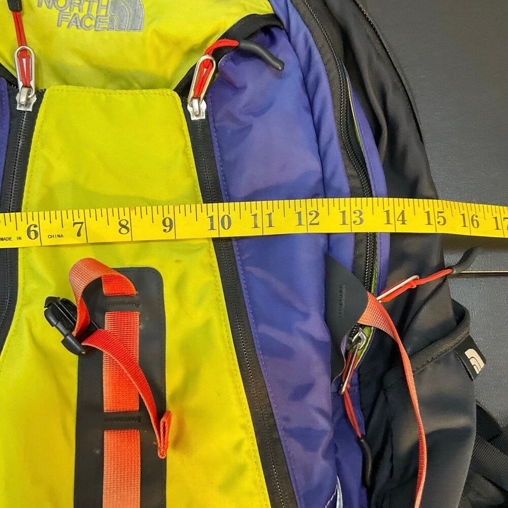 The North Face Surge Backpack Purple Black Laptop Travel Hiking Bag - Picture 9 of 12